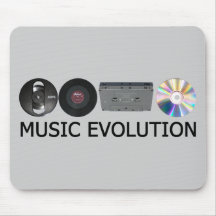 Musik-Evolution Mauspad