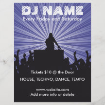 Musik-Flyer DJ-Namen-2