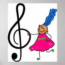 Musik-Kind Posterdruck