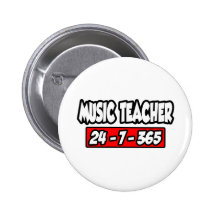 Musik-Lehrer 24-7-365 Button