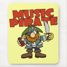 Musik-Pirat Mousepad
