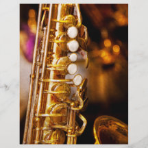 Musik - Saxophon - süßer Jazz Individuelle Flyer
