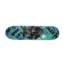 Musik-Schädel Personalisierte Skatedecks