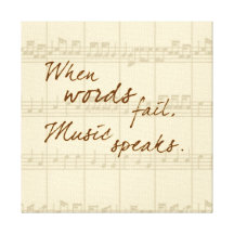 Musik spricht galerie faltleinwand