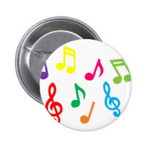 Musikalische Anmerkungen Anstecknadelbutton