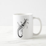 MUSIKALISCHE ANMERKUNGS-KLAVIER-TASTATUR-TÄTOWIERU KAFFEE TASSE