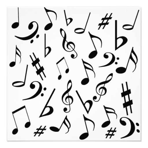 Musikalische Anmerkungs-kundengerechte Einladung S