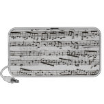 Musikalische Schwarzweiss-Anmerkungen Mobile Lautsprecher