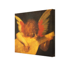 Musiker-Engel durch Rosso Fiorentino, Vintage Kuns Leinwand Druck