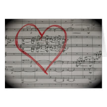 Musikfreundgrußkarte