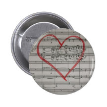 Musikfreundknopf Anstecknadel