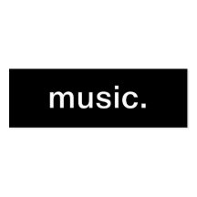 Musikindustrie-Karte Visitenkarten Vorlagen