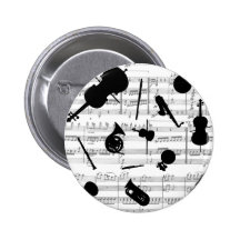 Musikinstrumente Grayscale copy.pdf Anstecknadelbutton