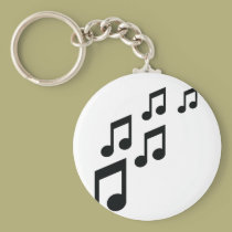 Musiknotenikone schlüsselanhänger