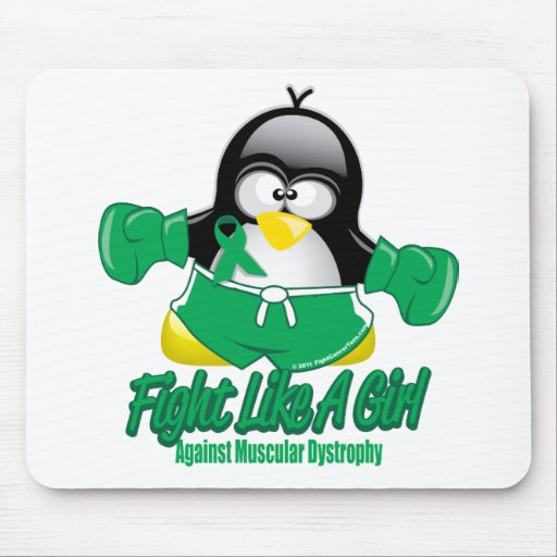 Muskeldystrophie-kämpfender Pinguin Mousepad