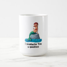 Mustached Merman Kaffeetasse