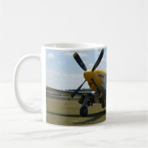 Mustang P-51 warbird airshow Becher Teetasse