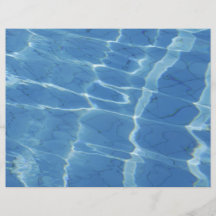 Muster des blauen Wassers Individuelle Flyer