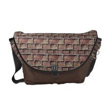 Muster Ziegel pattern bricks Kurier Tasche