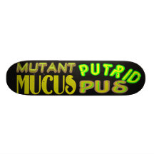 Mutantschleim fauliges pus individuelle skatedecks