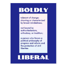 MUTIG LIBERALE Postkarte