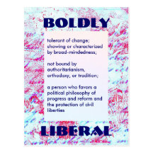 MUTIG LIBERALE Postkarte