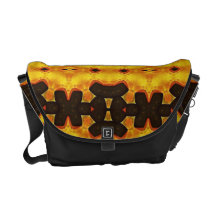 Mutige Bewegungs-Schwarzes und GoldRickshaw-Tasche Kuriertaschen