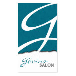 Mutige stilvolle u. moderne Monogramm-Salon-Visite