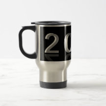 Mutiger 2010 silberner Zahl-Becher Kaffee Tasse