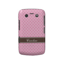 Mutiger Kasten rosa Herzpolkapunkte BlackBerry Blackberry Bold Case