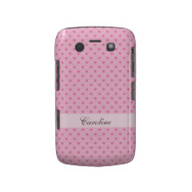Mutiger Kasten rosa Herzpolkapunkte BlackBerry Blackberry Bold Case