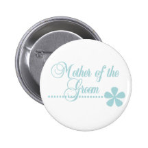 Mutter der Bräutigam-aquamarinen Eleganz Buttons