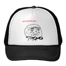 Mutter des Gott-Raserei-Gesichts-Comic Meme Retrokult Cap