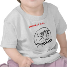 Mutter des Gott-Raserei-Gesichts-Comic Meme T-shirt