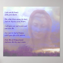 Mutter-Göttin Poster