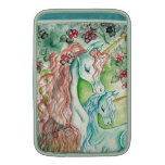 Mutter-und Baby-Einhorn MacBook Sleeves