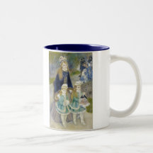 Mutter und Kinder, La-Promenade, Renoir Tasse