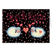 MUTTERSCHAF sind MEIN VALENTINSGRUSS durch SHARON  Grußkarten