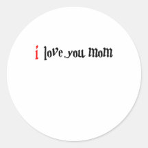 Muttertag Runde Sticker