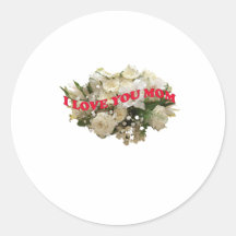 Muttertag Runder Sticker