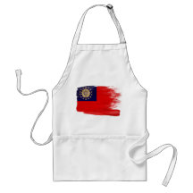 Myanmar-Flaggen-Schürze