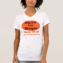 Myrna für Bürgermeister T-shirt