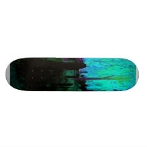 Mysteriöses stillstehendes Boden-Skateboard Personalisiertes Skateboard