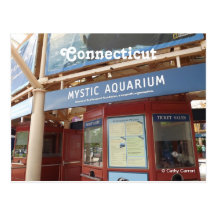 Mystische Aquarium-Postkarte