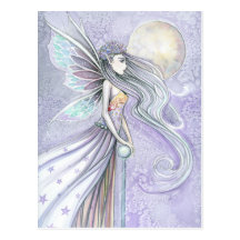 Mystische feenhafte Postkarte durch Molly Harrison