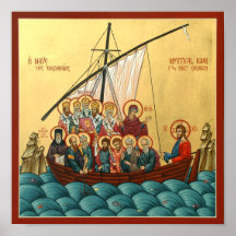 Mystische Ikone der heiligen Kirche Posterdrucke