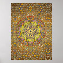 Mystische Mandala 001 - Resizable Plakat
