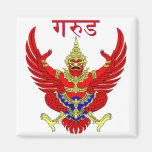 Mythische thailändische Zahl Magnete