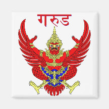 Mythische thailändische Zahl Magnete