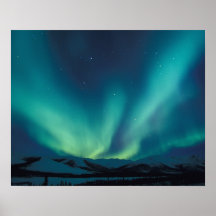 Na, USA, Alaska, Bäche erstrecken sich, Vorhänge d Plakat